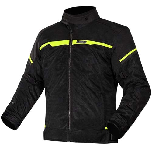 LS2 RIVA MONT SİYAH-NEON SARI-XL