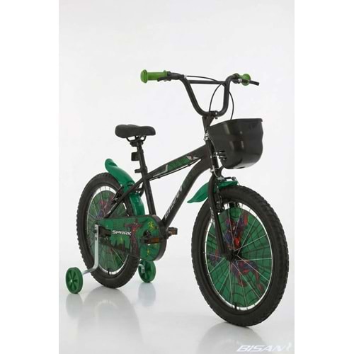 BİSAN SPARK 20-25 MAT SİYAH etket YEŞİL