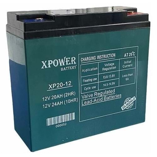 12V-20-24 X POWER ELEKTRİKLİ MOTOR AKÜSÜ