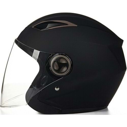 PRO KASK ÇENESİZ HELMETS YM626-0425 BLACK SHİNE L