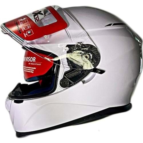 LEMBEYAZ KAPALI KASK GÜNEŞ VİZÖRLÜ - S