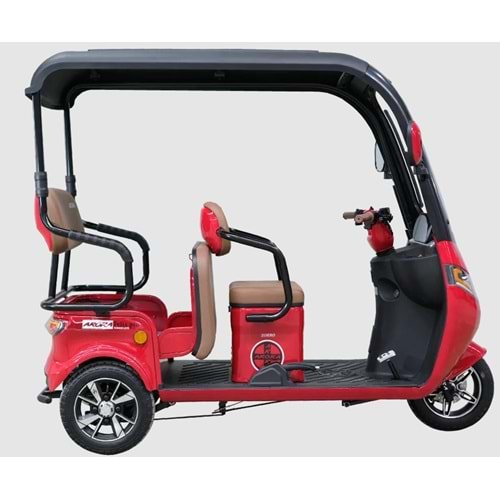 ARORA FELIX PRO ÜÇ TEKERLEKLİ MOPED KIRMIZI-2025