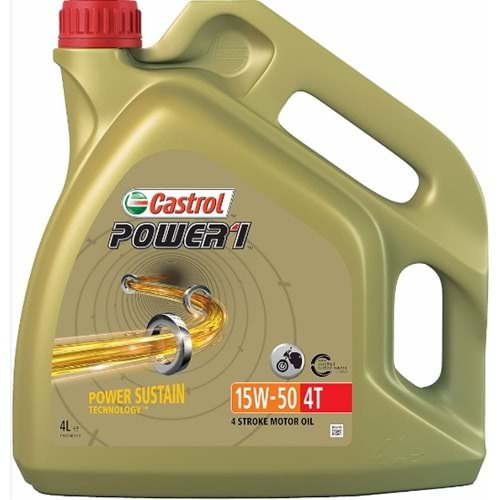 CASTROL POWER1 4T 15W-50 4LT MW MOTOSİKLET YAĞI