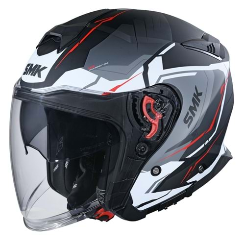 SMK GTJ ESCAPE GRİ-SİYAH AÇIK KASK - XL