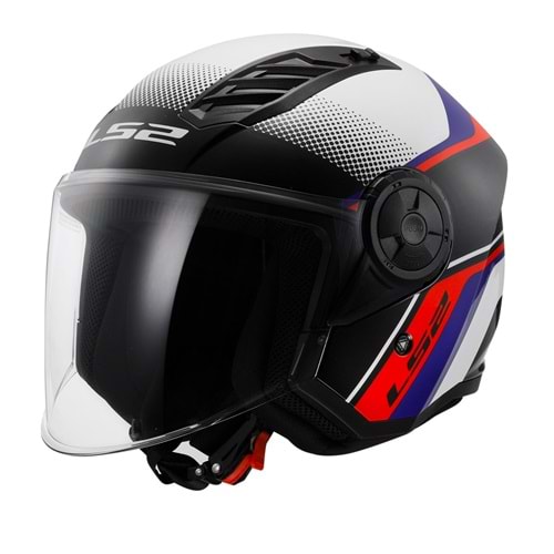 LS2 AIRFLOW 2 RUSH BEYAZ-MAVİ-KIRMIZI KASK - XL
