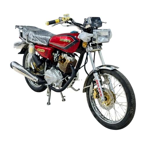 ZELSUN ZLS-50 REX MOTOSİKLET KIRMIZI MODİFİYE 36 TEL JANT