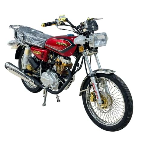 ZELSUN ZLS-50 REX MOTOSİKLET KIRMIZI MODİFİYE 72 TEL JANT-2024