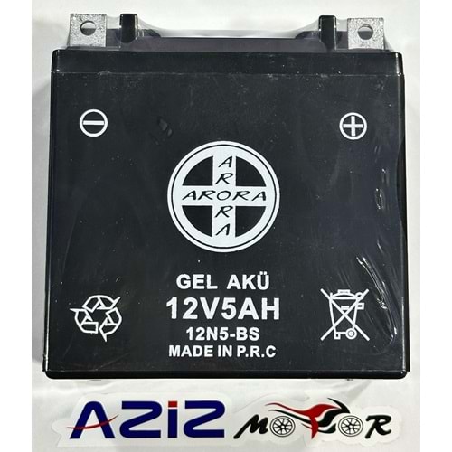 12V 5 AH AKÜ ARORA