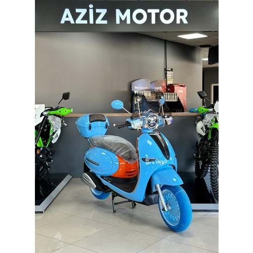 ARORA CAPPUCINO 50 SCOOTER MAVİ-TURUNCU EURO 5 (S-Y)