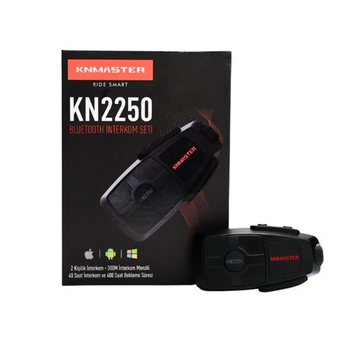 KNMASTER KN2250 - BLUETOOTH İNTERKOM SETİ