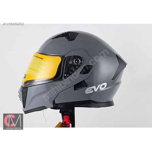 EVO NARDO GRİ ÇENE AÇILIR KASK XL