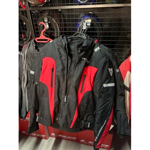 VENOM CEKET AIR RACING SPORTS SİYAH-KIRMIZI / XL