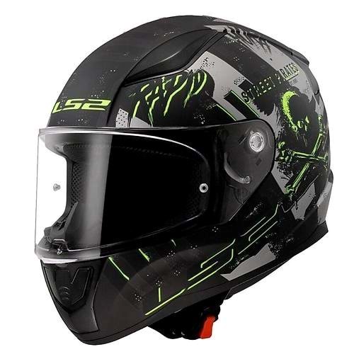 LS2 RAPID 2 PIRATES TITANIUM KASK- L