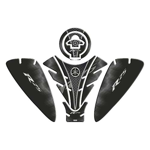 YAMAHA R25 TANK PED SET GRİ SİYAH GOGO