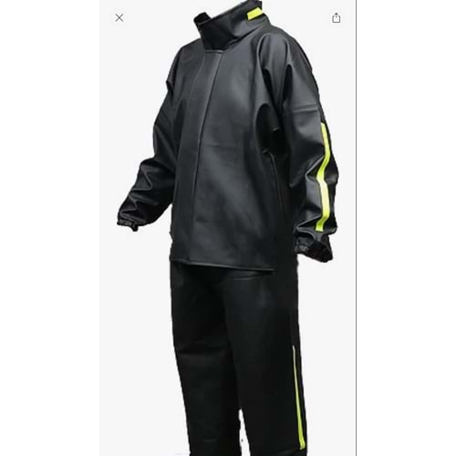 AWB Motosiklet Yağmurluk Pvc TAKIM XL