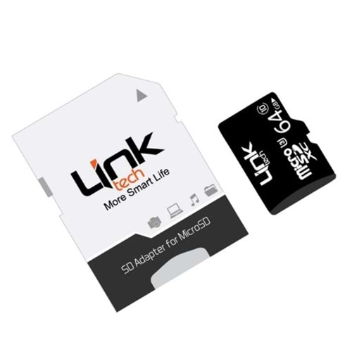 LİNK TECH 64 GB MICRO SD KART CLASS 10 ULTRA SPEED 4K 80MB/S LMC-M111