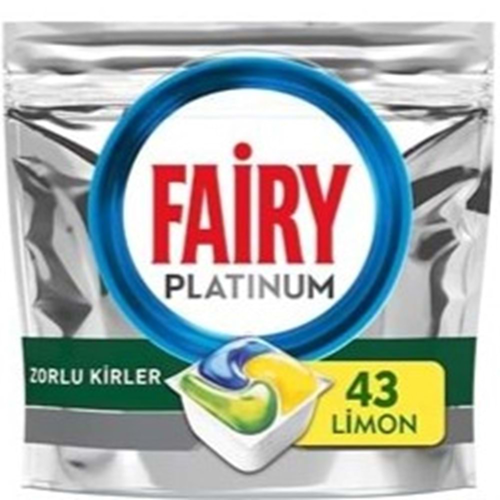 FAİRY PLATINUM TABLET DETERJAN 43 LU
