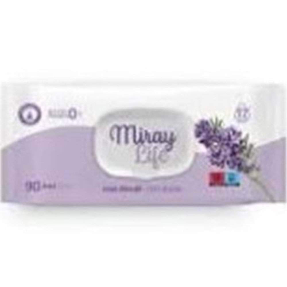 MİRAY ISLAK HAVLU 90 ADET LAVANTA
