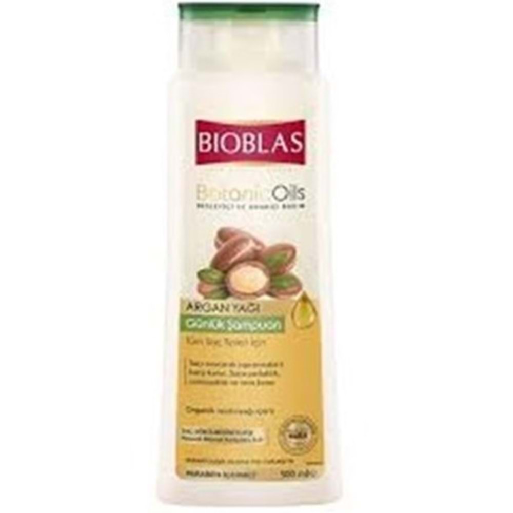 BIOBLAS ŞAMPUAN 500 ML ARGAN YAĞI