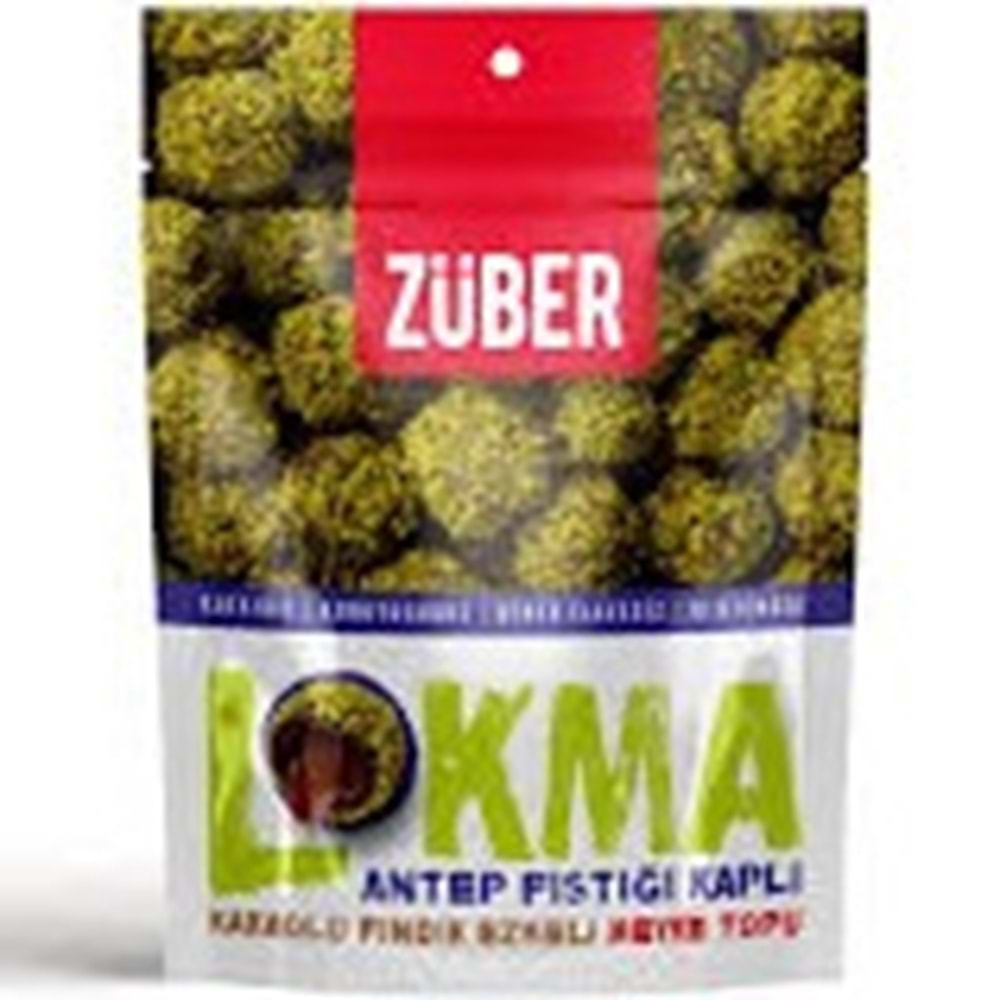 ZÜBER GLUTENSIZ LOKMA 96 GR A.FISTIKLI