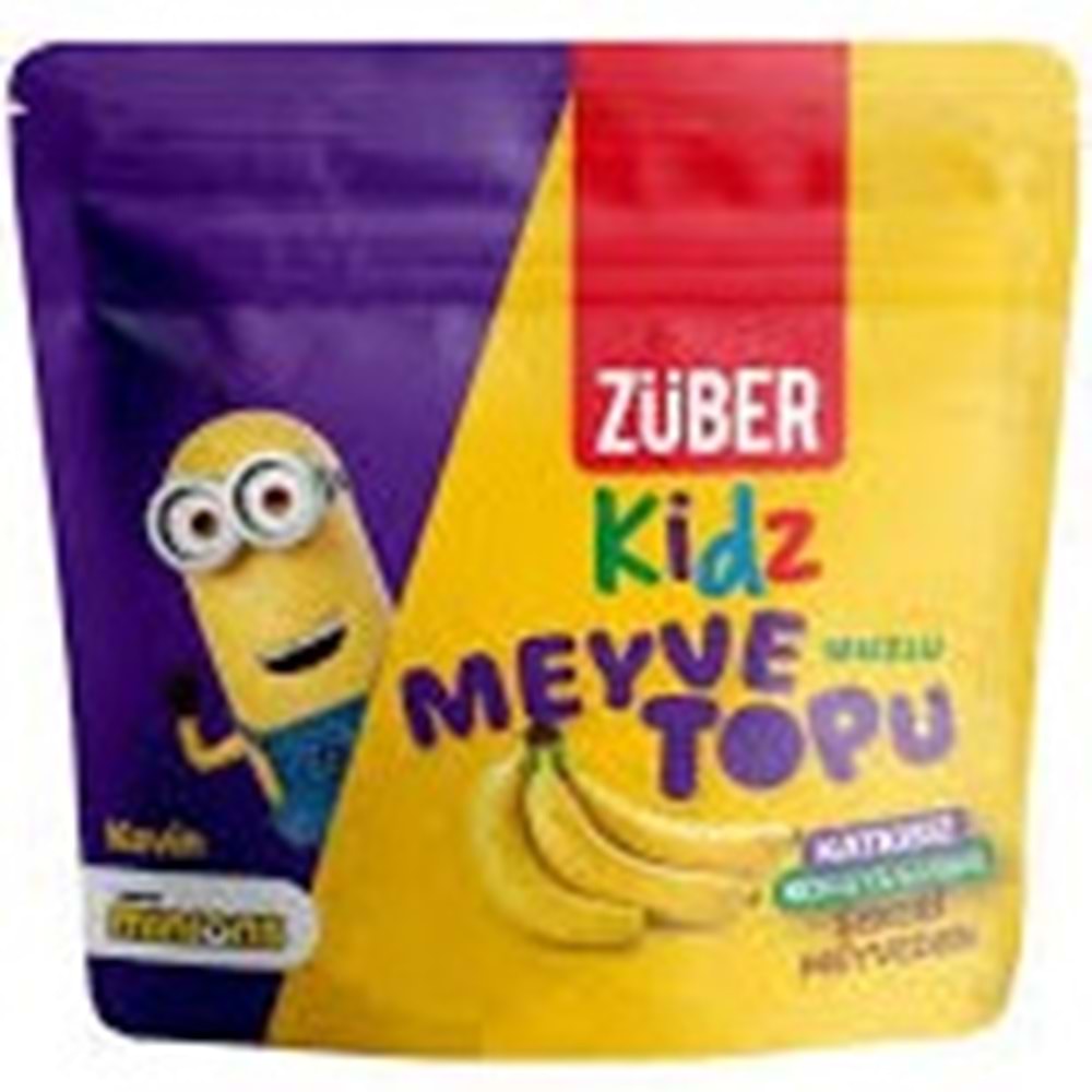 ZÜBER GLUTENSIZ KIDS MEYVE TOPU 42 GR MUZLU