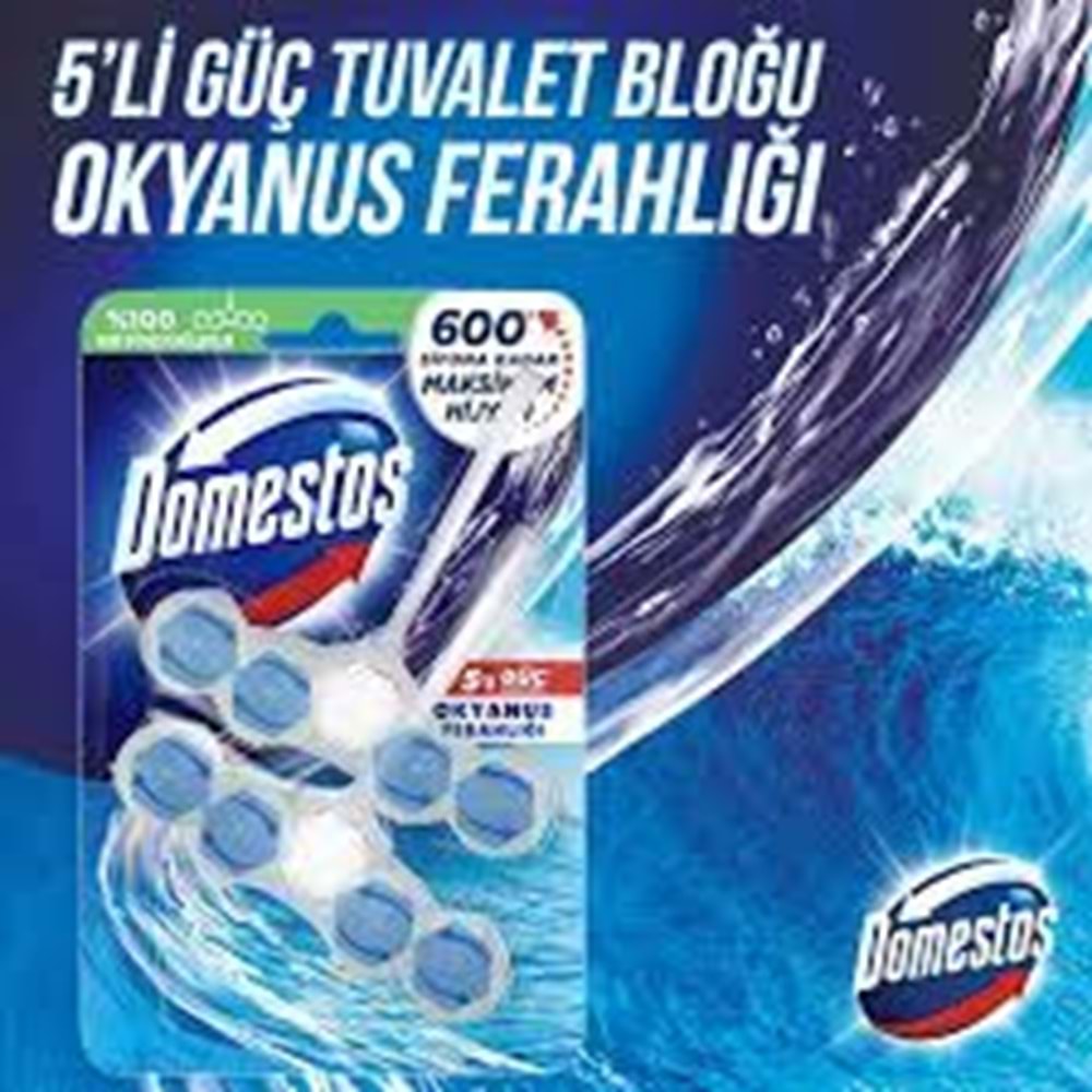DOMESTOS TUVALET BLOGU 2X50 GR OKYANUS FERAHLIGI