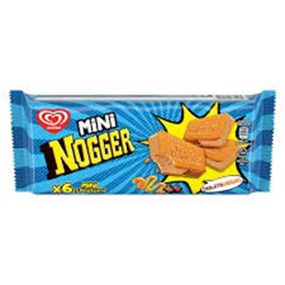 ALGİDA MİNİ NOGGER 6 LI ÇİKOLATA KARAMEL 6X30 G