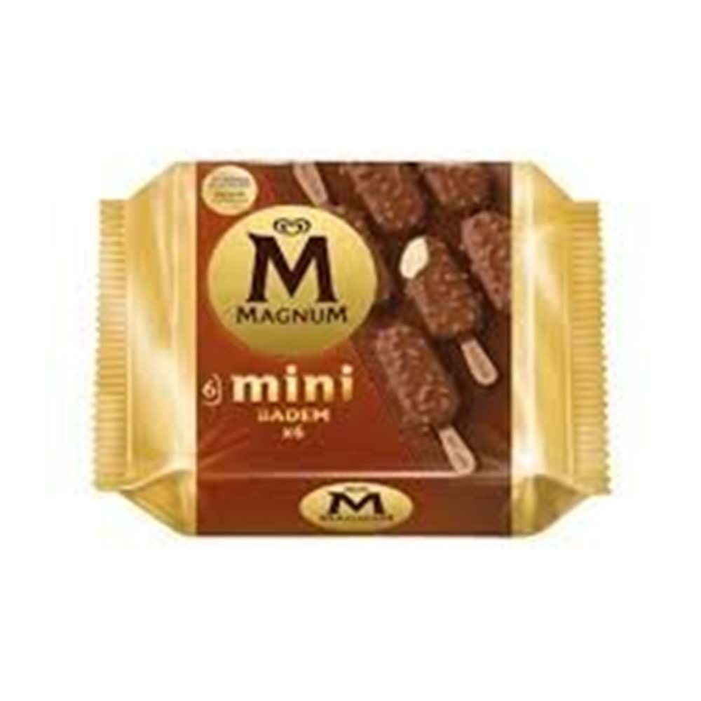 ALGİDA MAGNUM MİNİ 6 LI BADEM