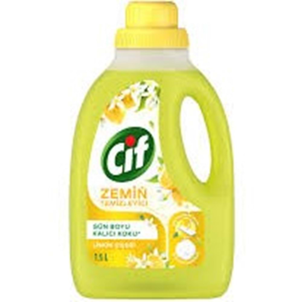 CİF ZEMİN TEMİZLEYİCİ 1,5 L LİMON ÇİÇEĞİ