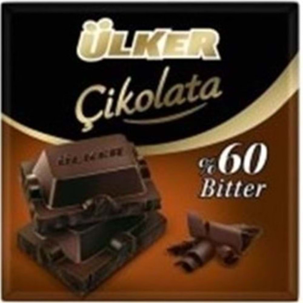 ÜLKER BITTER CIKOLATA 60 GR % 60