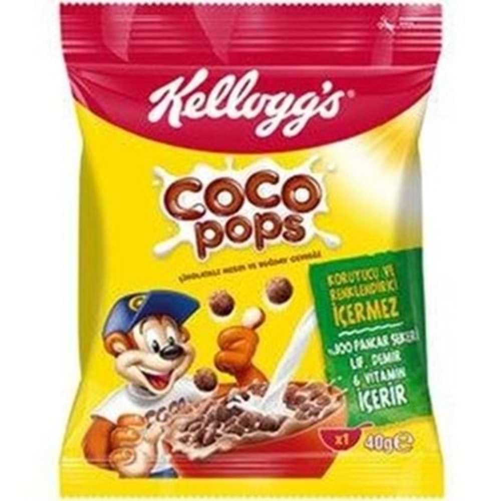 KELLOGGS COCO POPS TOPLARI 40 GR