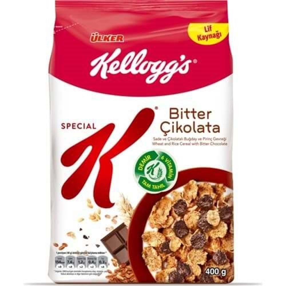 KELLOGGS SPECIAL K 400 GR BITTER CIKOLATALI