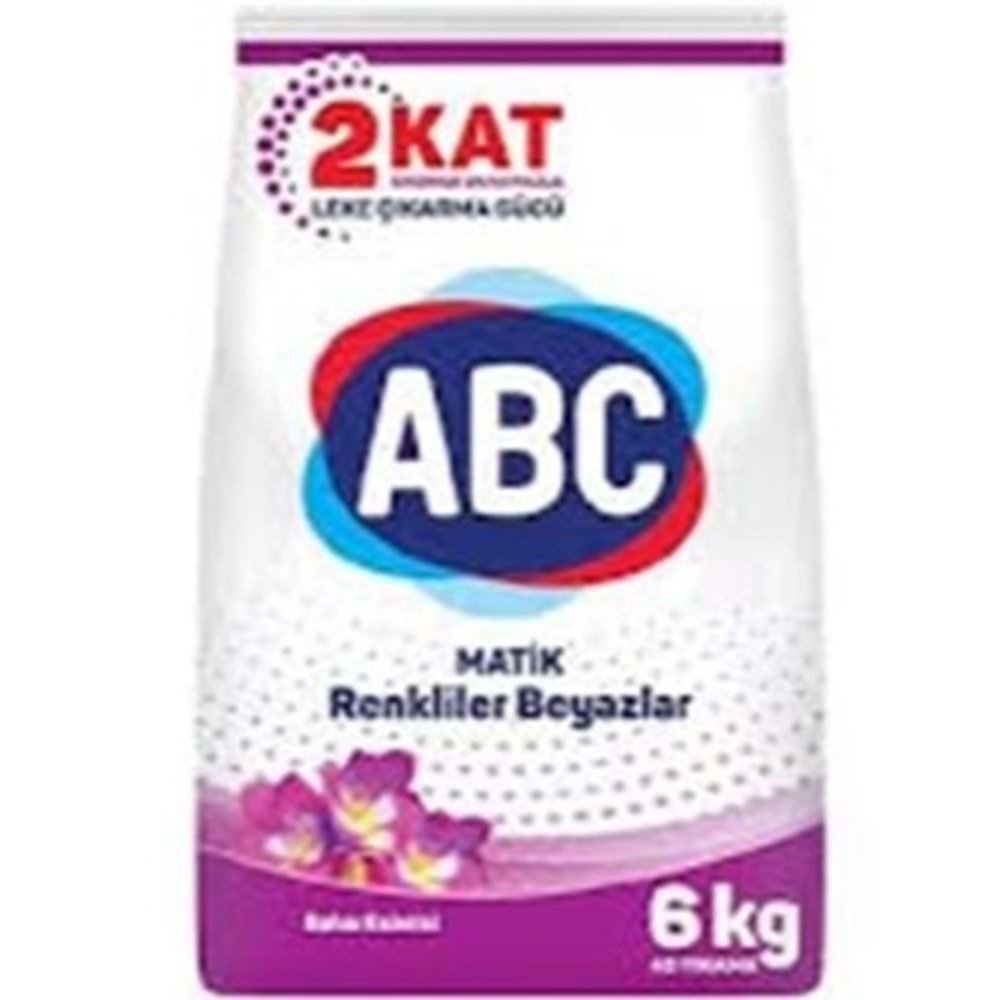 ABC MATIK 6 KG RENKLI BEYAZ