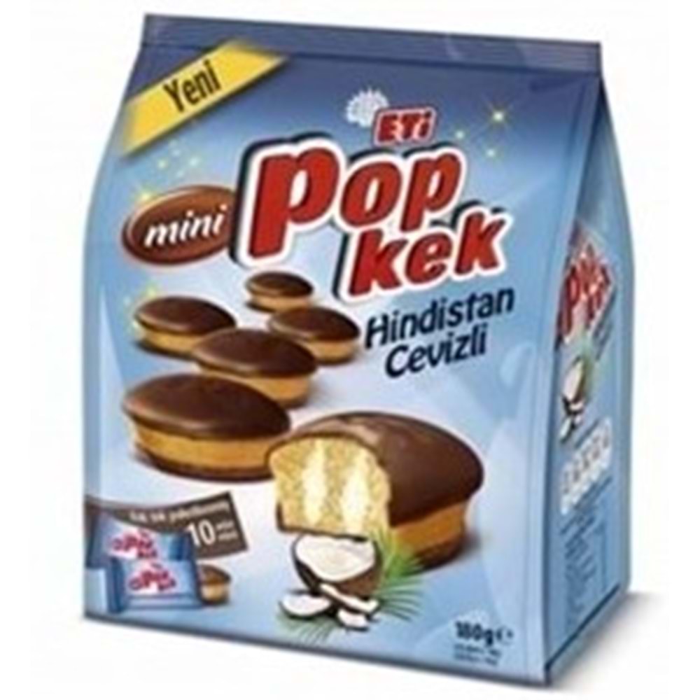 ETİ POPKEK MINI 10 LU PAKET 180 GR HIN.CEVIZLI