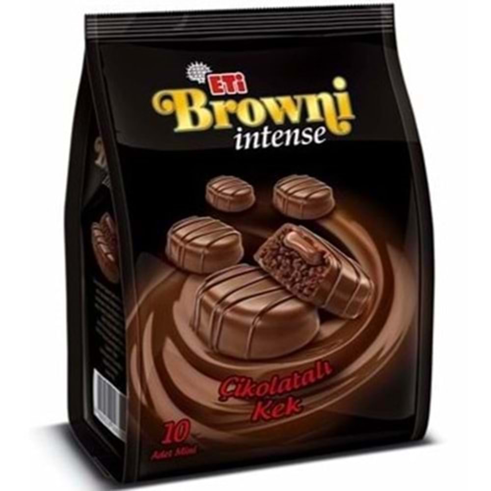 ETİ BROWNI INTENSE 10 LU PAKET 160 GR CIKOLATALI