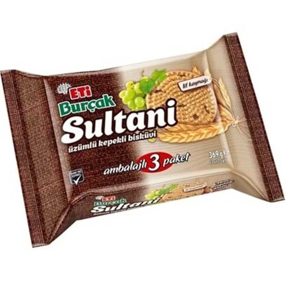 ETİ SULTANI BISKUVI 3 LU PAKET 369 GR