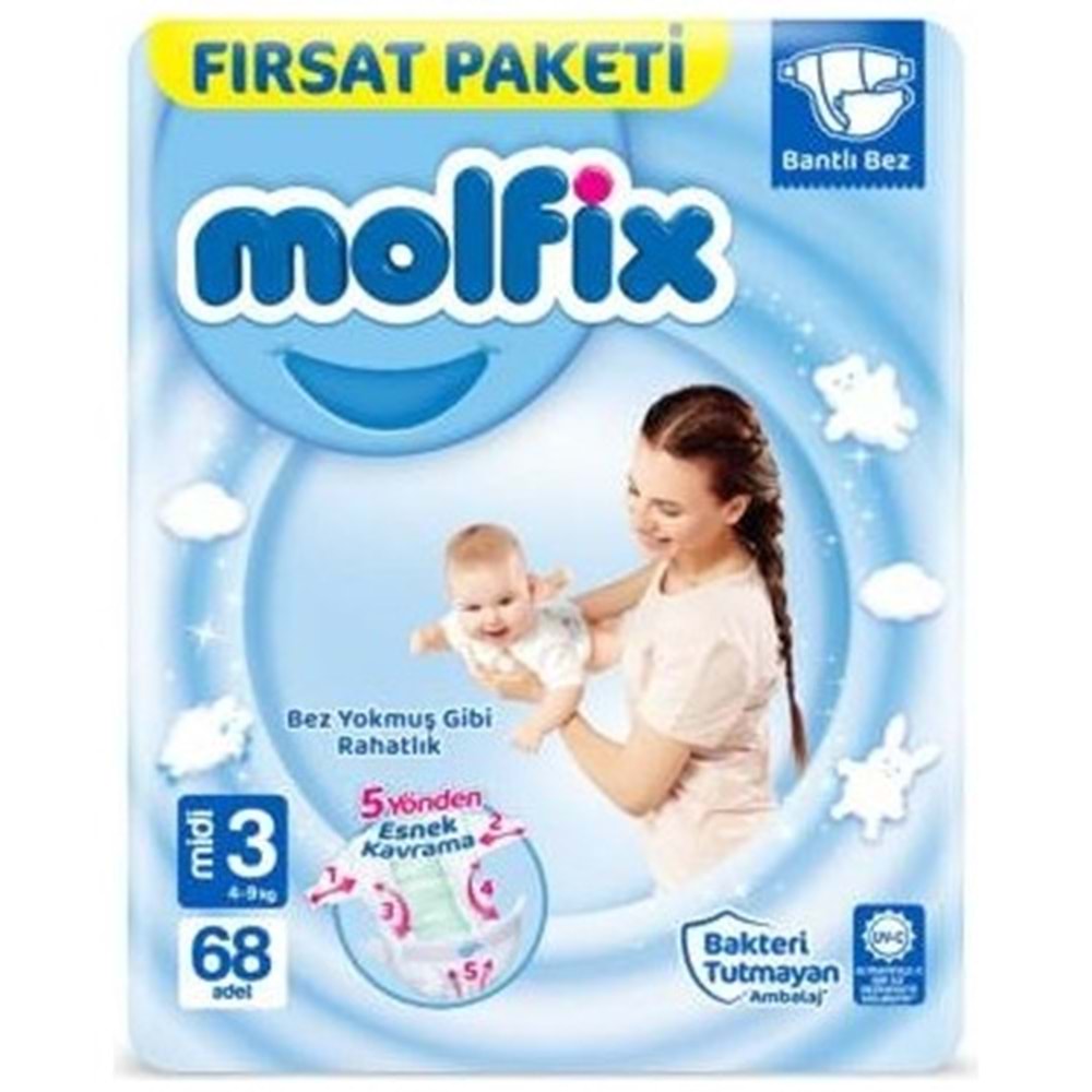 MOLFİX FIRSAT PAKETI 3 MIDI 68 LI