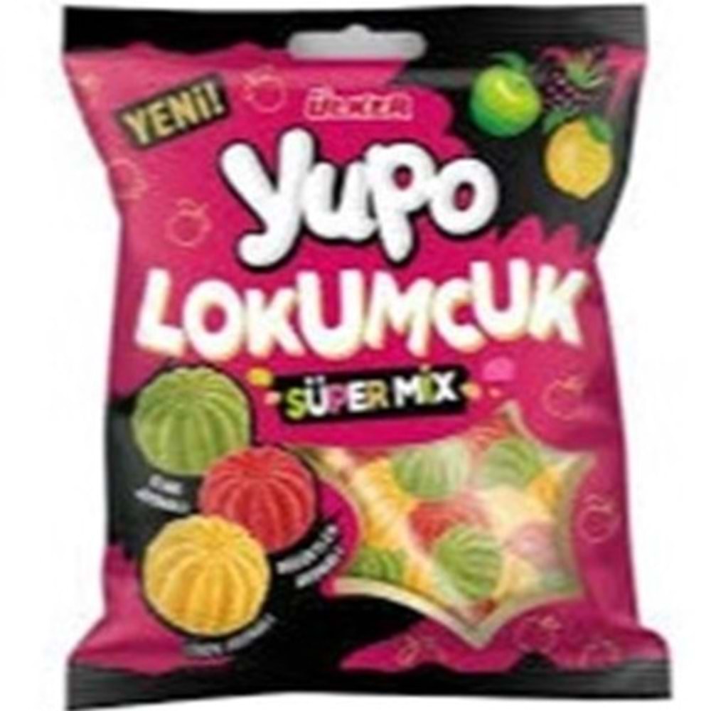 ÜLKER YUPO JELİBON 77 G MEYVE AROMALI LOKUMCUK
