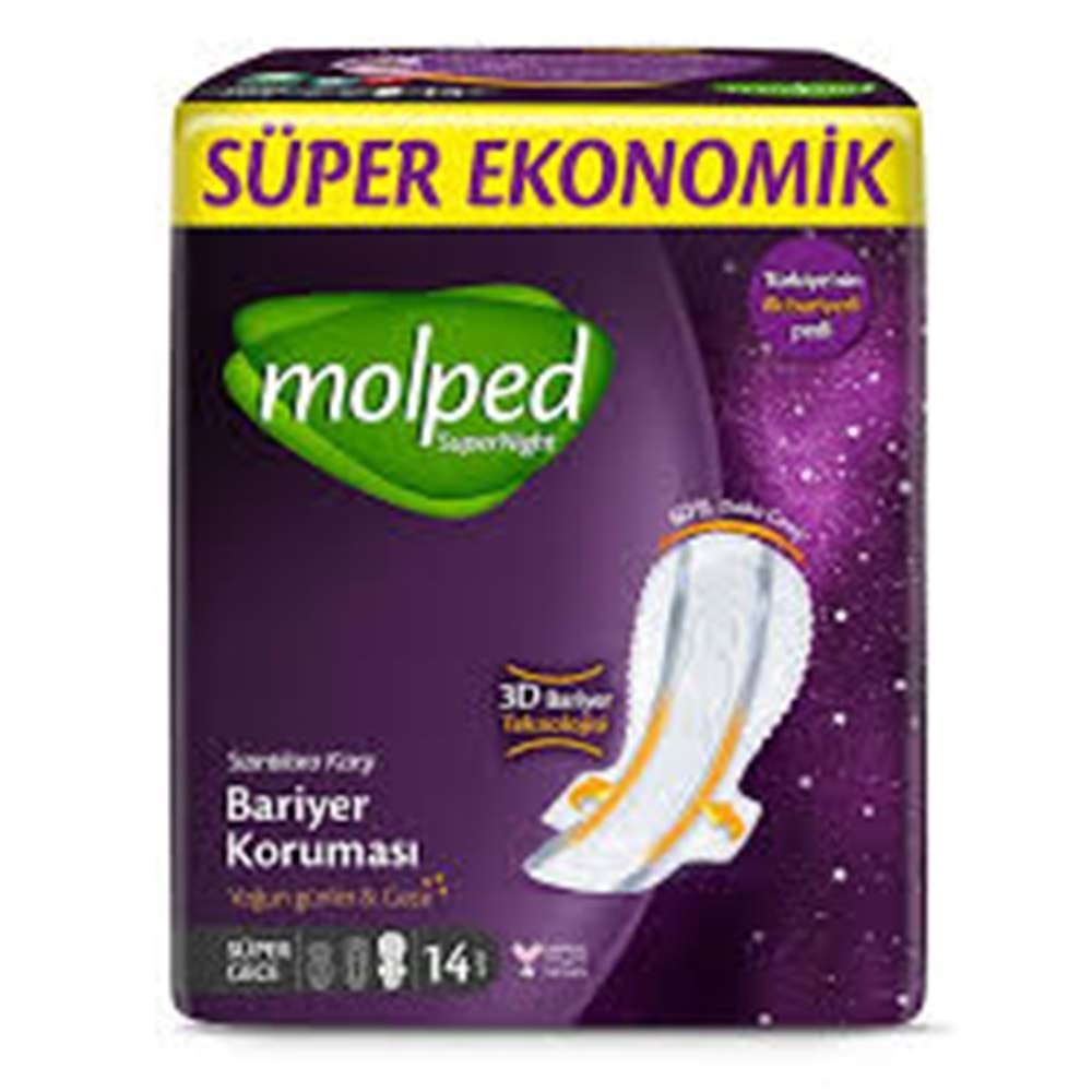 MOLPED SUPER NIGHT SUPER EKO PAKET 14 LU GECE