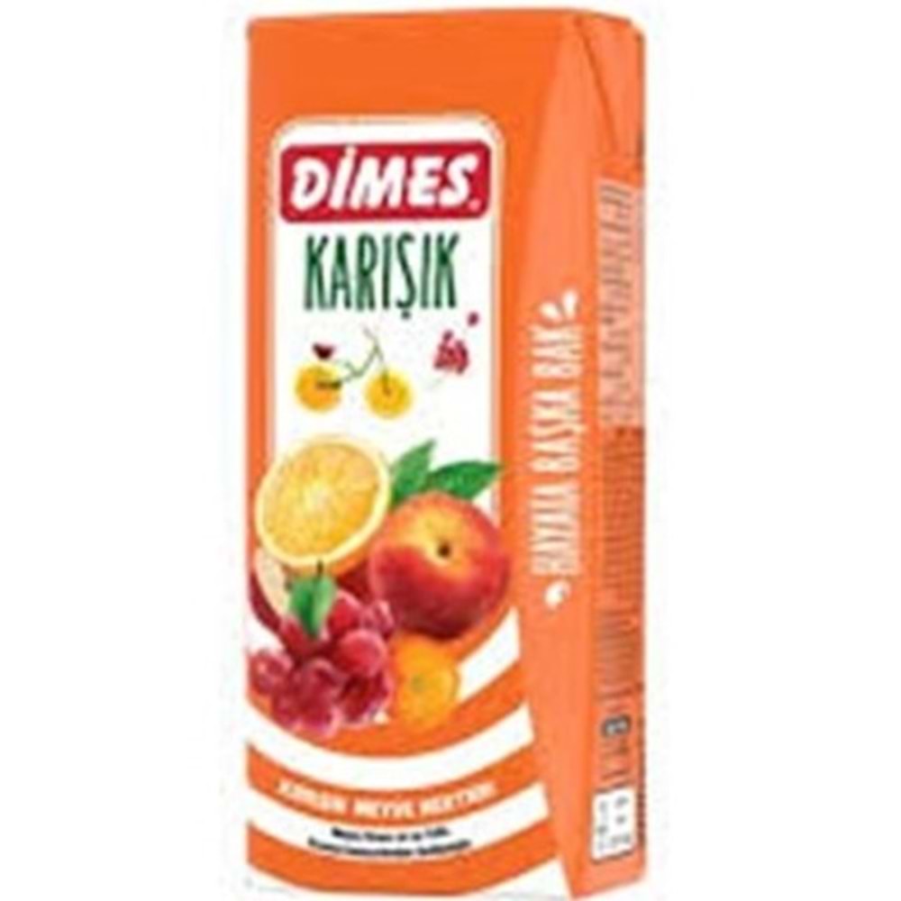 DIMES MEYVE SUYU 200 ML KARISIK