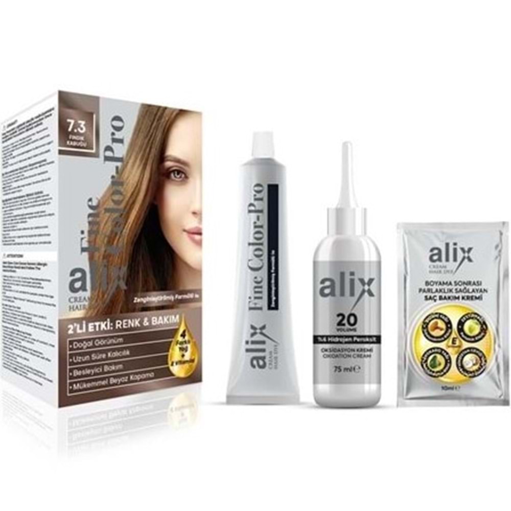 ALİX SAC BOYASI 7-3 FINDIK KABUGU