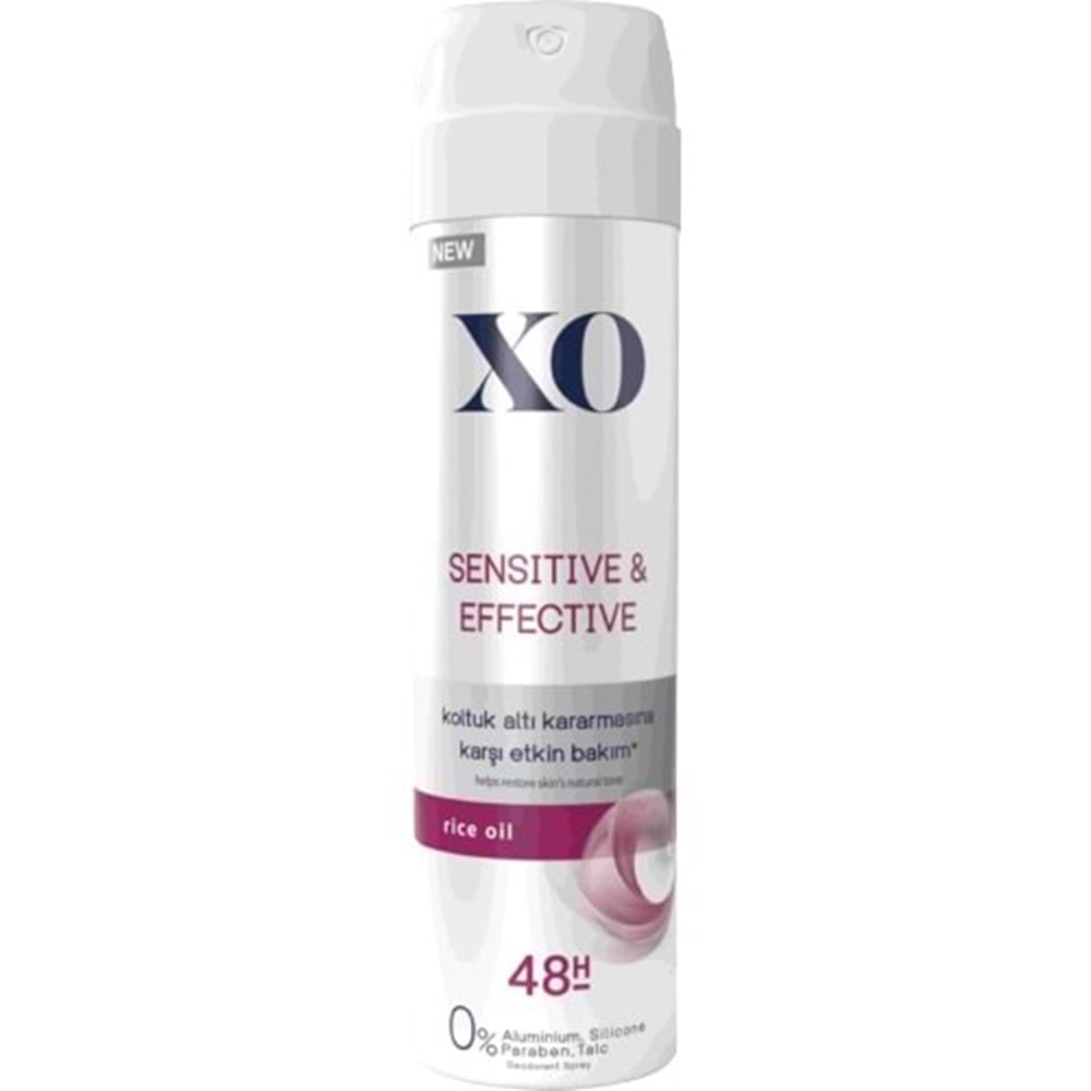 XO DEODORANT 150 ML SENSTIVE EFFECTIVE