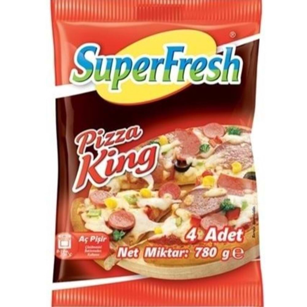 SUPERFRESH PIZZA KING 4 LU 780 GR