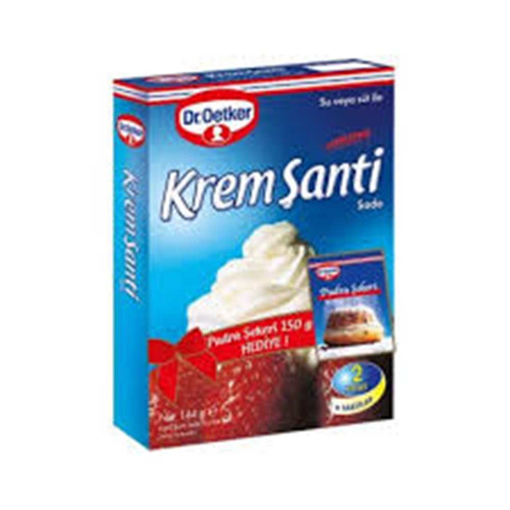 DR.OETKER KREM ŞANTİ+PUDRA ŞEKERİ 144G+150G