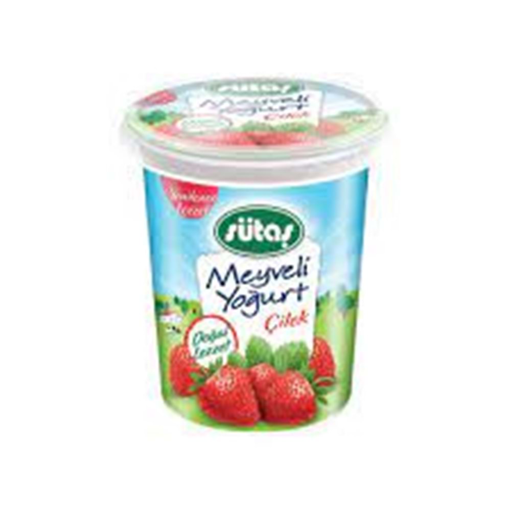 SÜTAŞ MEYVELI YOGURT 475 GR CILEKLI