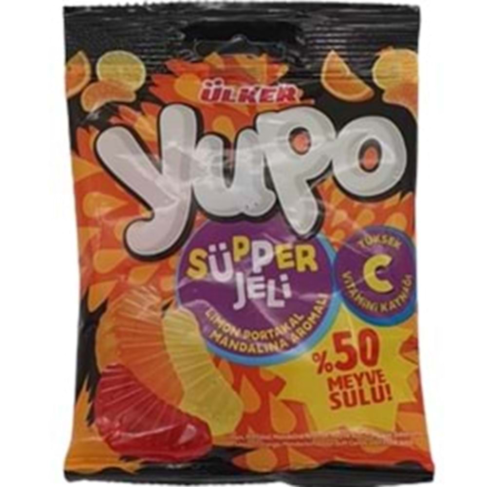 ÜLKER YUPO JELIBON 64 GR KARISIK MEYVE