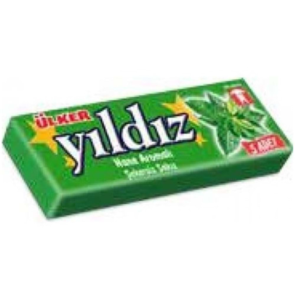 ÜLKER YILDIZ SAKIZ 5 LI NANELI