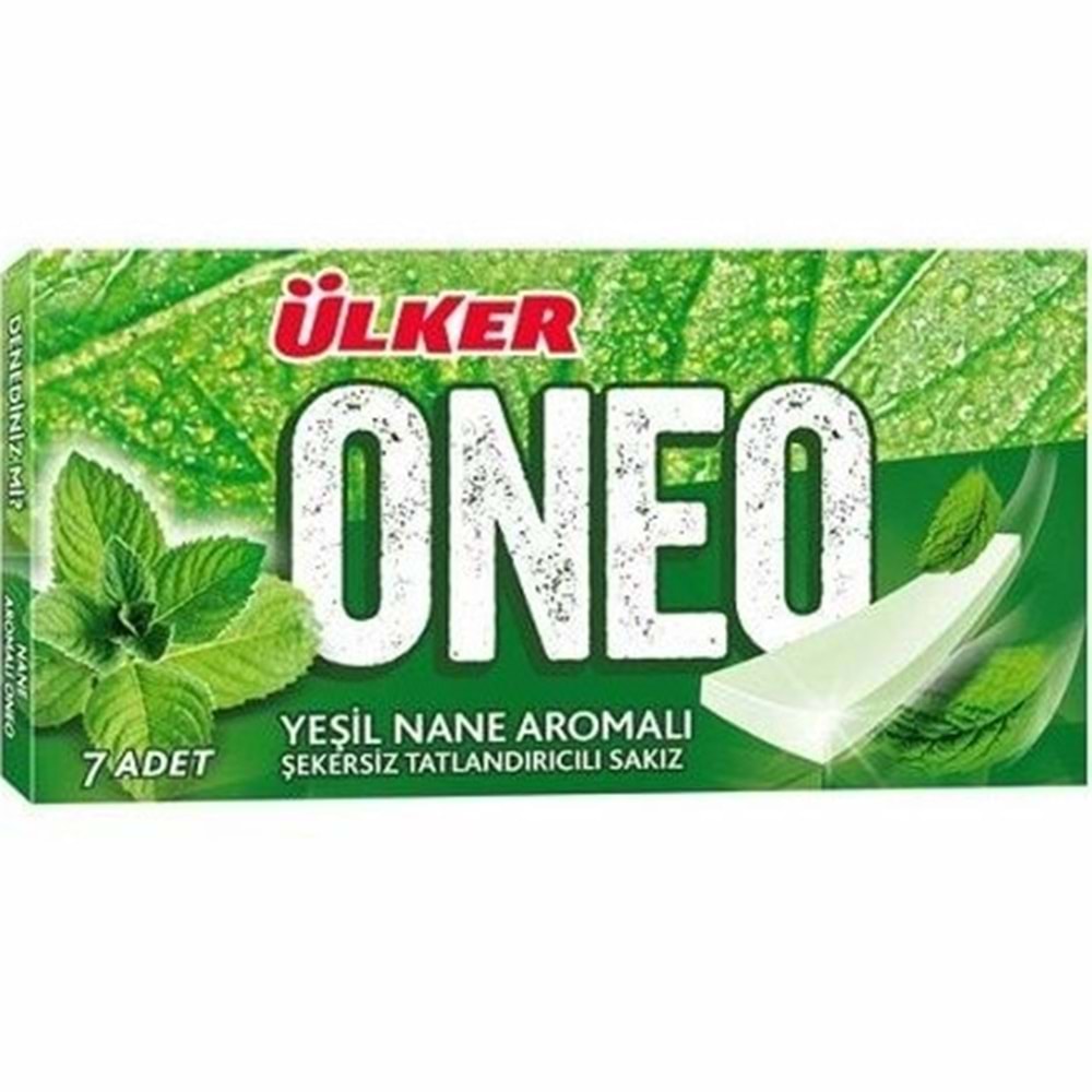 ÜLKER ONEO SAKIZ 7 LI YESIL NANE