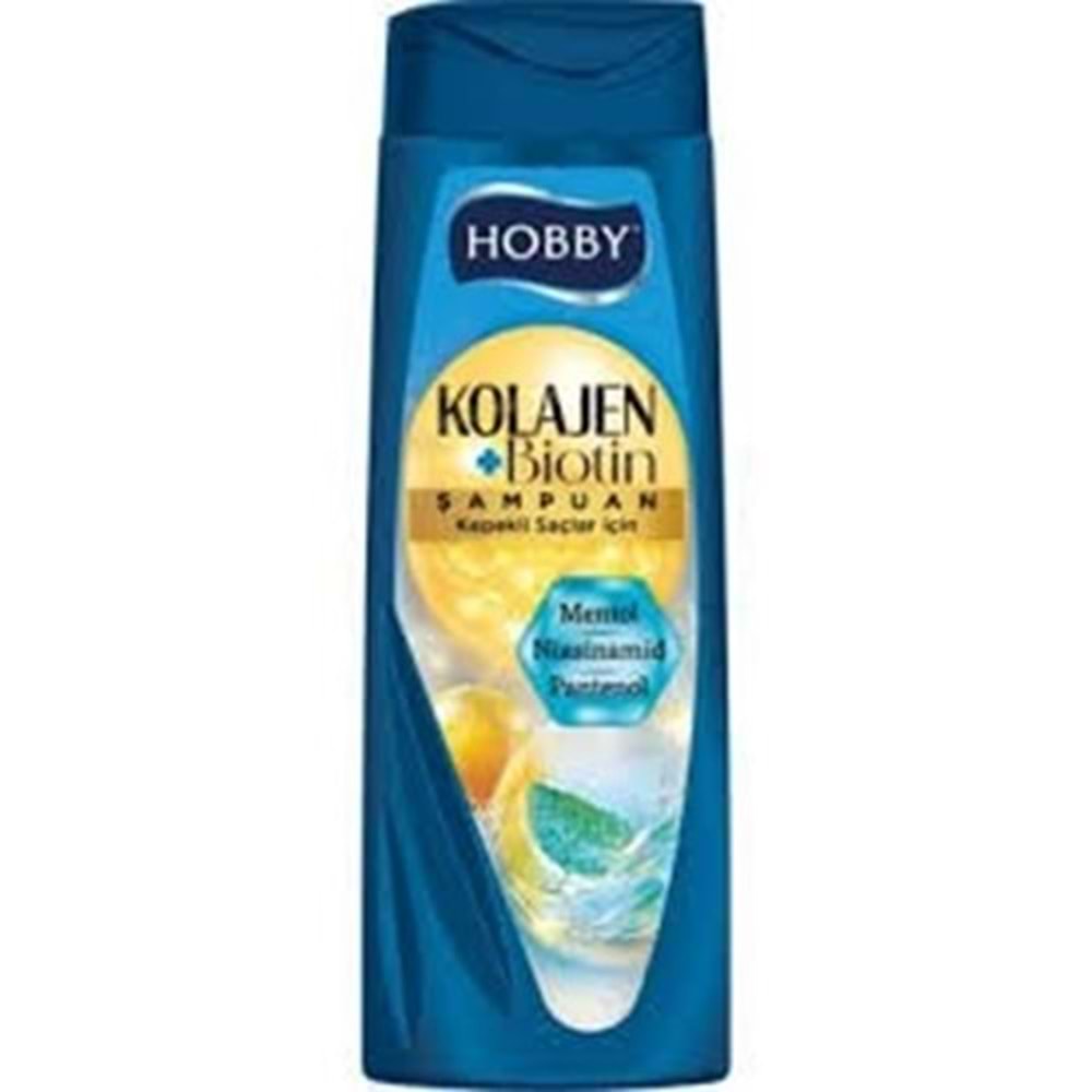 HOBBY ŞAMPUAN KOLAJEN BİOTİN 480 ML KEPEKLİ SAÇLAR MENTOL