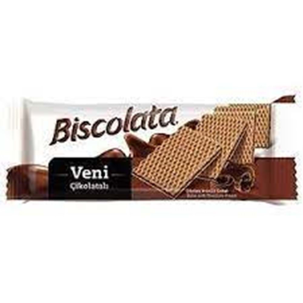ŞÖLEN BISCOLATA VENI GOFRET 50 GR CIKOLATALI